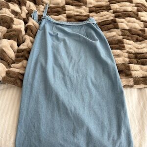 Vero Moda Denim Wrap Skirt